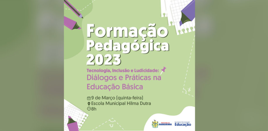 Prefeitura de Barreirinha promove Formação Pedagógica 2023 para aprimorar a educação na Rede Municipal de Ensino