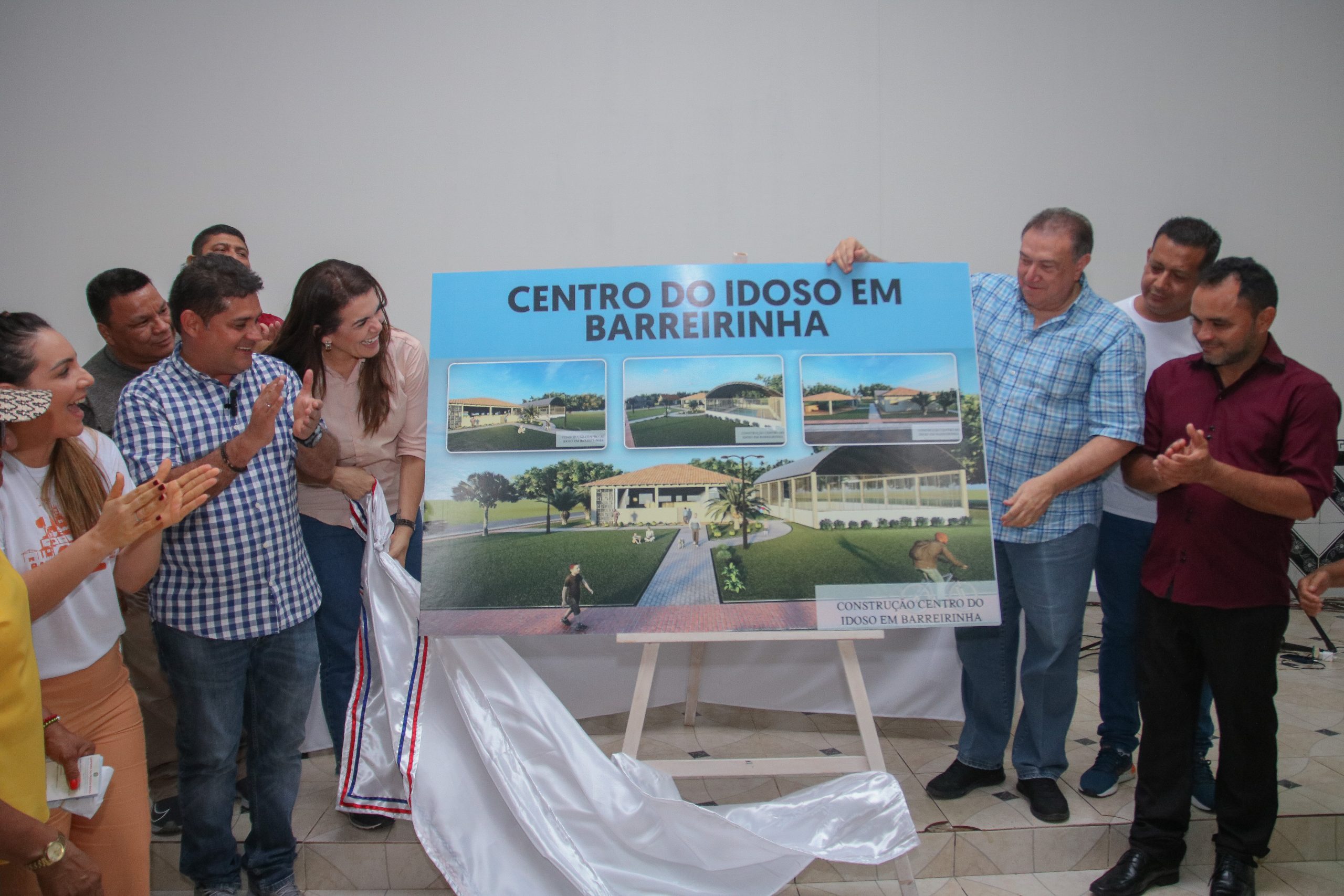Nos 142 anos de Barreirinha, Glenio Seixas e Átila Lins anunciam construção do Centro de Convivência do Idoso