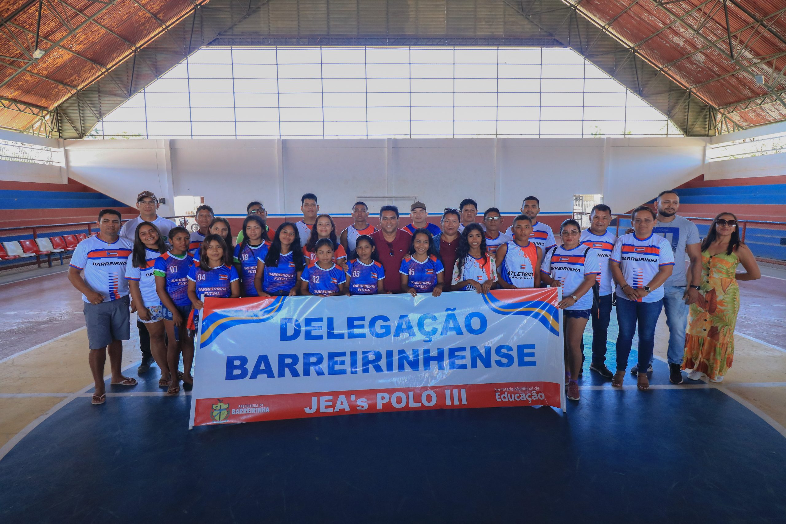 Com o apoio da Prefeitura, mais de 20 alunos atletas de Barreirinha disputam Jogos Escolares do Amazonas 2023, em Manaus