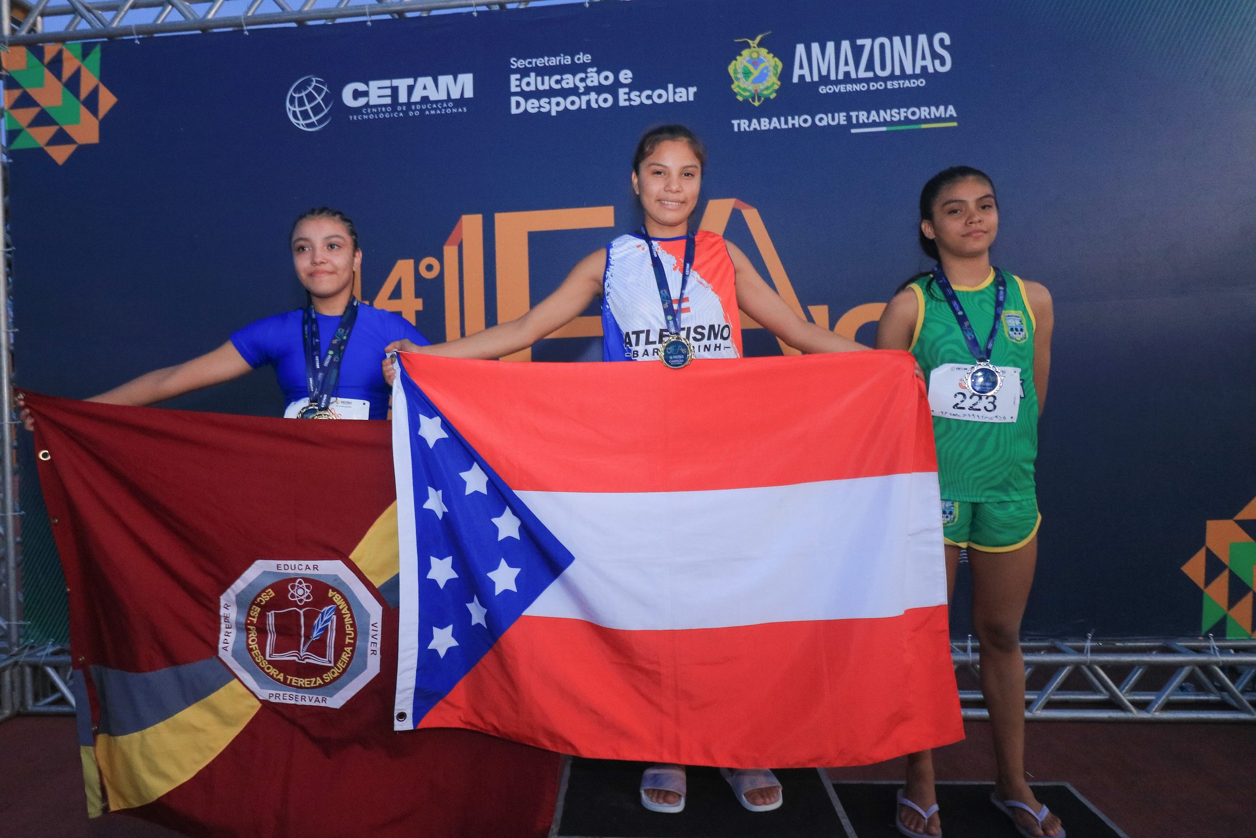 Com 11 medalhas conquistadas, atletismo de Barreirinha encerra participação nos Jogos Escolares do Amazonas 