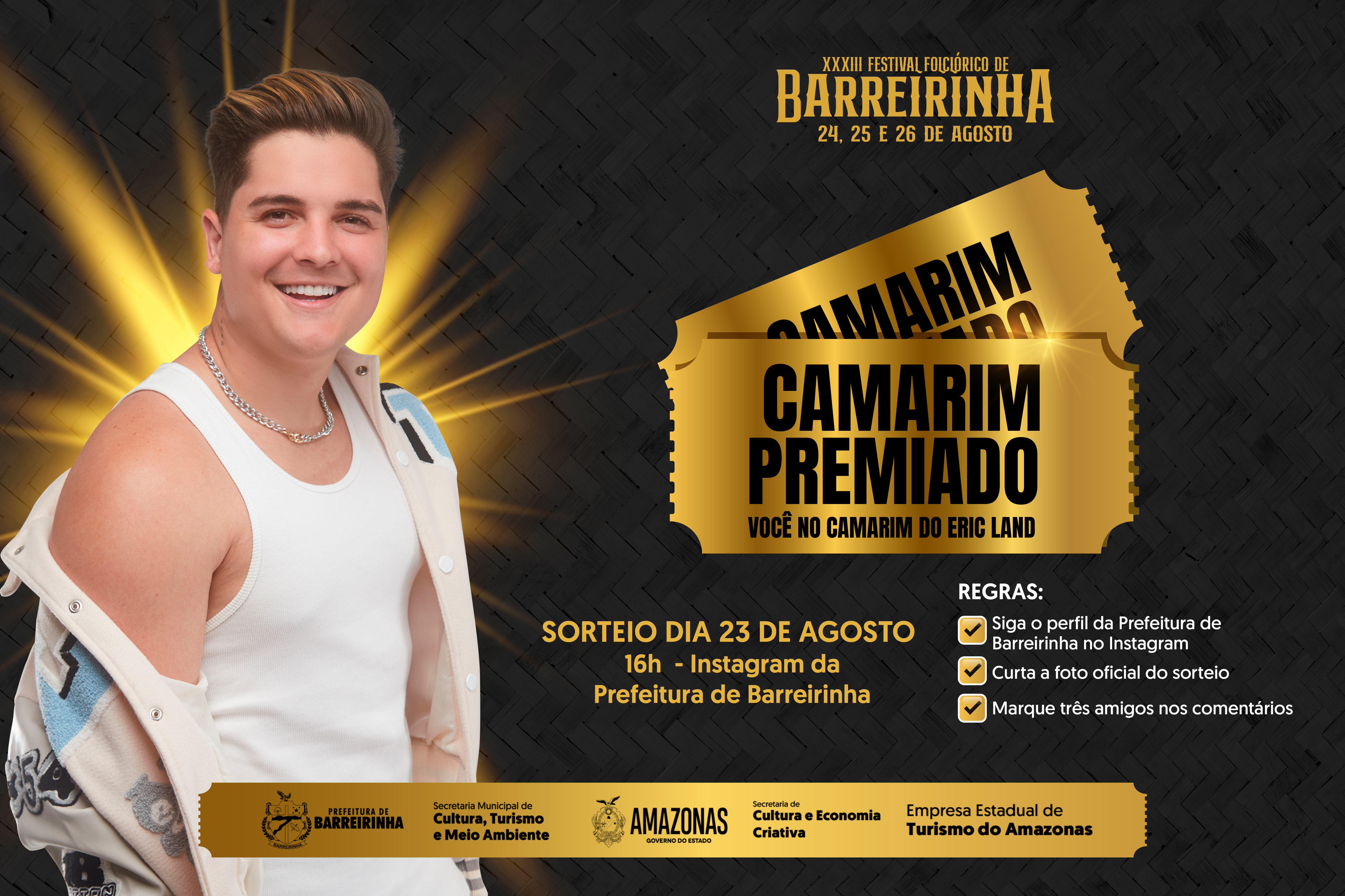 Prefeitura de Barreirinha realiza sorteio online Camarim Premiado