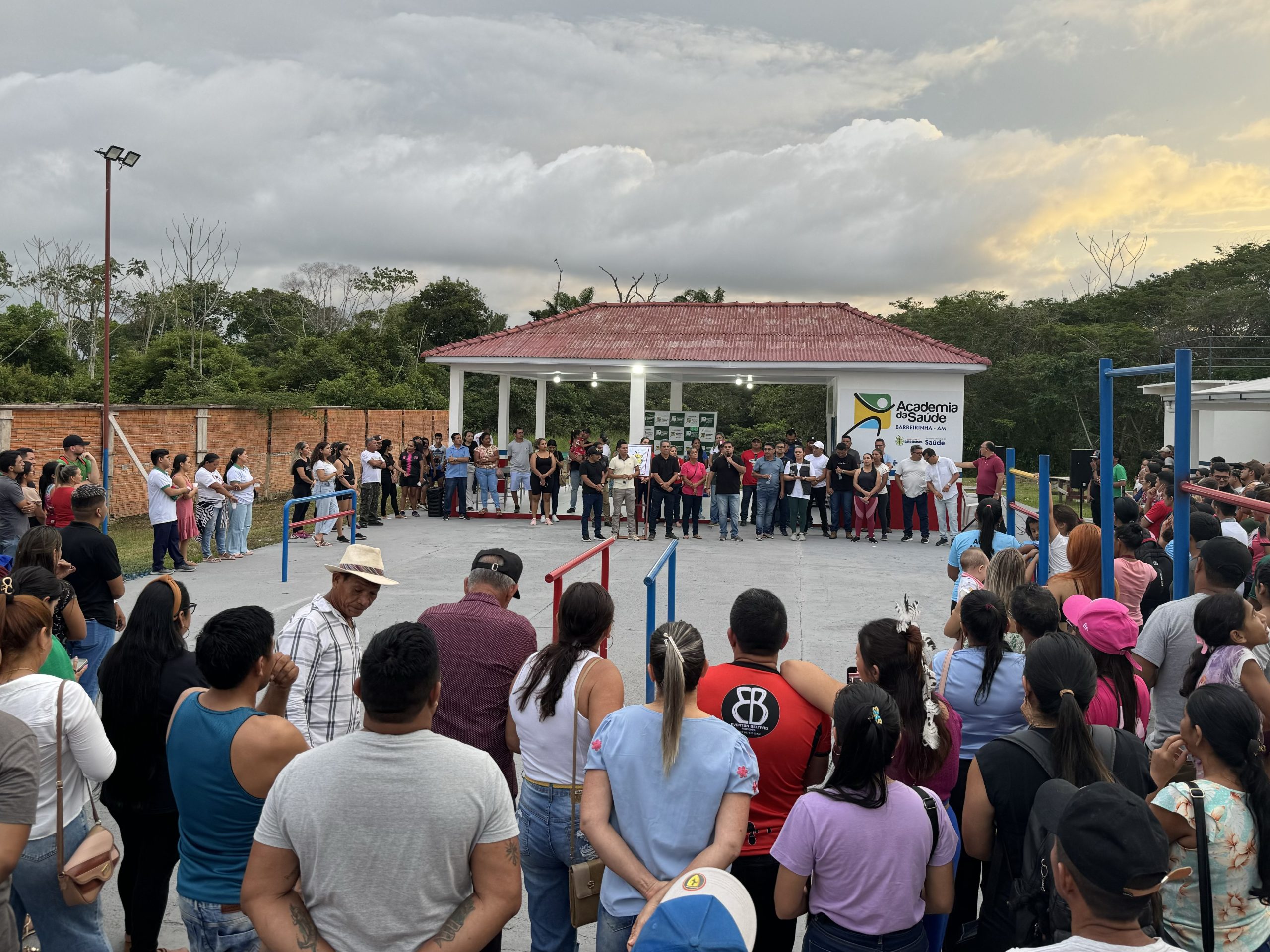 Prefeitura de Barreirinha inaugura Academia da Saúde no bairro São Judas Tadeu